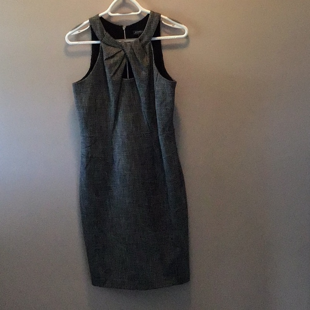 Elegant Charcoal Sleeveless Dress